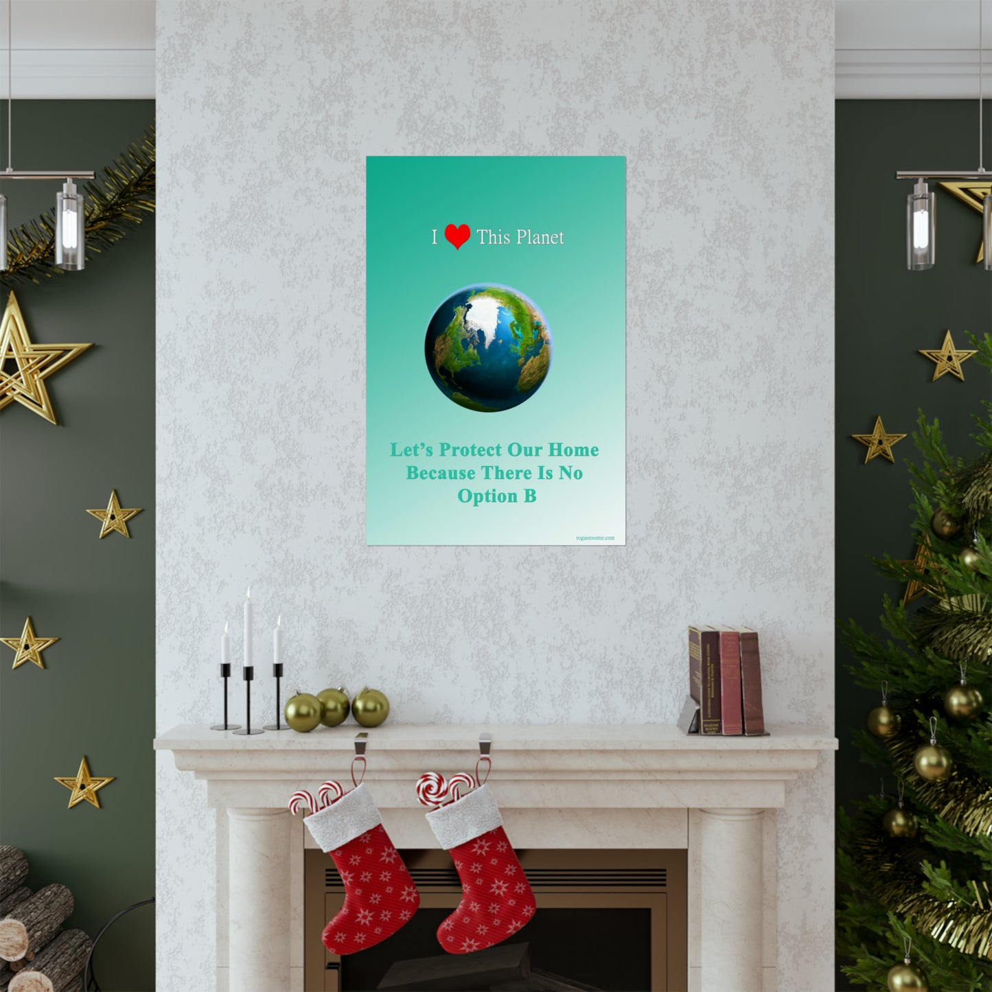 Matte Vertical Posters: I Love This Planet